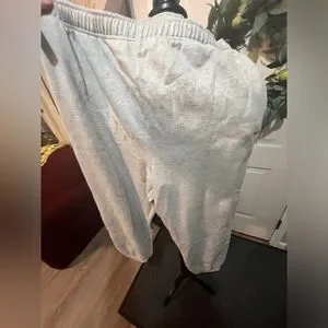 Aritzia Grey XL Tna Fleece Mega Sweatpant